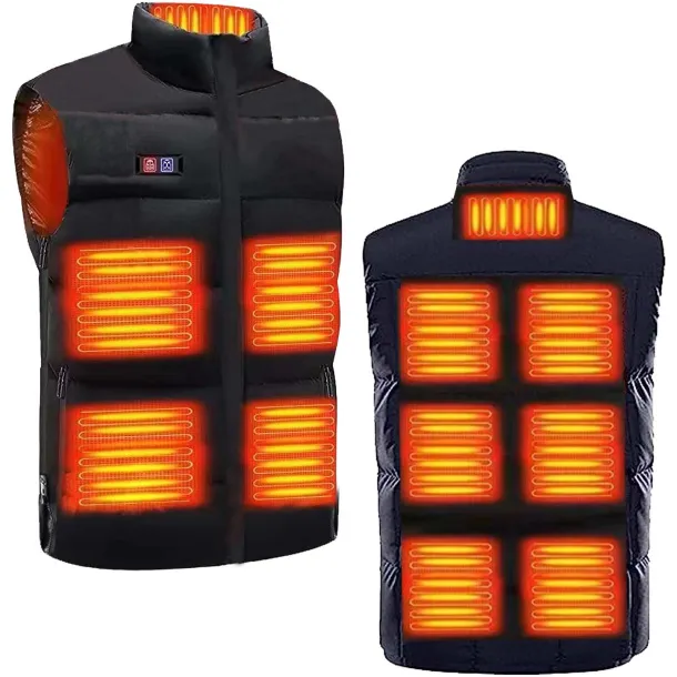 SCX.design G01 heated bodywarmer with power bank - SCX.design Solid black