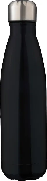 CLIFFORD boca (500 ml) od recikliranog nehrđajućeg čelika s dvostrukom stijenkom Crna