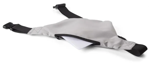 Leonardo Polyester (600D) waist bag  Siva