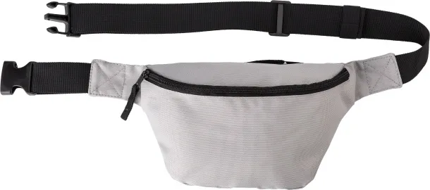 Leonardo Polyester (600D) waist bag  Siva