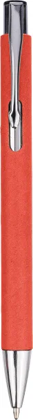 Debra Recycled carton ballpen red