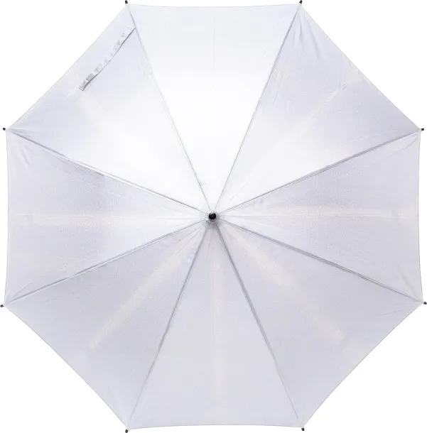  rPET pongee (190T) umbrella Frida white