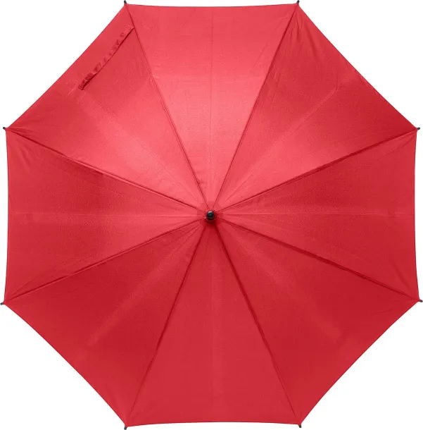  rPET pongee (190T) umbrella Frida red