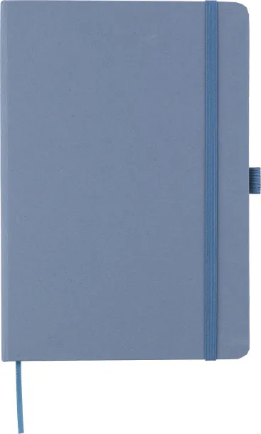 GERTRUD Recycled biowaste and carton notebook A5 blue