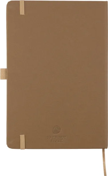 GERTRUD Notes od recikliranog bioproizvoda i kartona, A5 brown