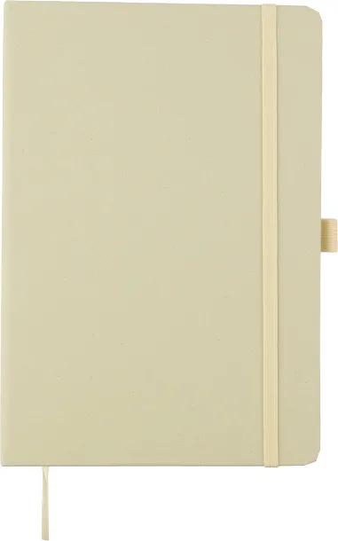 GERTRUD Recycled biowaste and carton notebook A5 light green