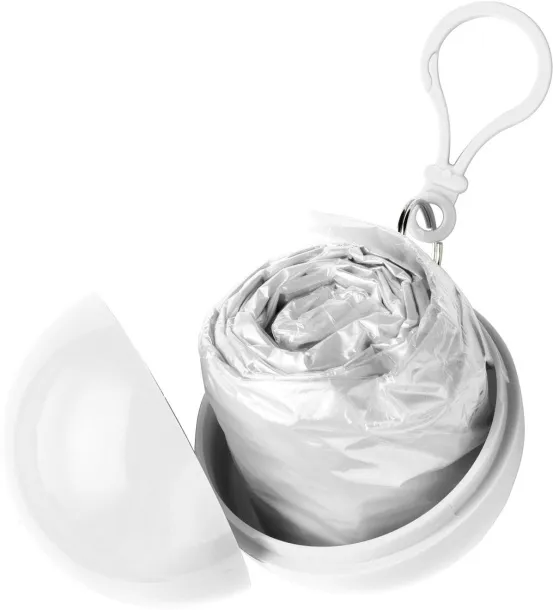 Pippa PVC poncho  Bijela