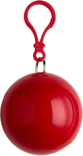 Pippa PVC poncho  Crvena