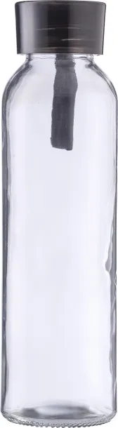 ANOUK Glass drinking bottle (500 ml) black