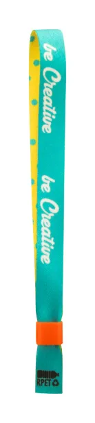 SuboWrist RPET custom festival bracelet Orange White