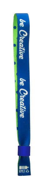 SuboWrist RPET custom festival bracelet Blue White