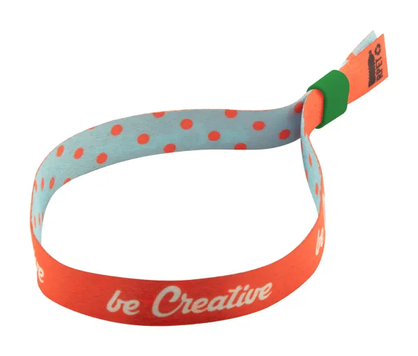 SuboWrist RPET custom festival bracelet Green White