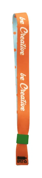 SuboWrist RPET custom festival bracelet Green White