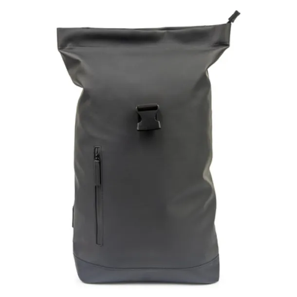 Koda Water resistant rolltop backpack black