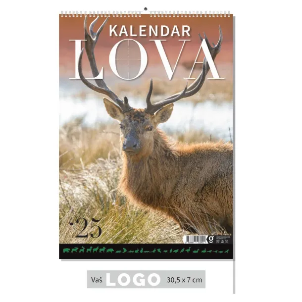  "KALENDAR LOVA" color calendar Color