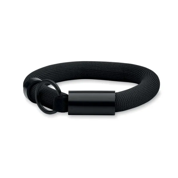 POLLY Floating wristband key ring Black