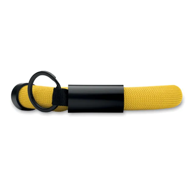 POLLY Floating wristband key ring Yellow