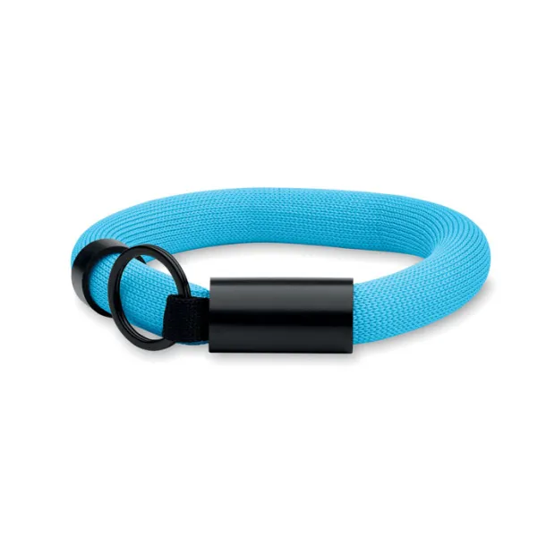 POLLY Floating wristband key ring Turquoise