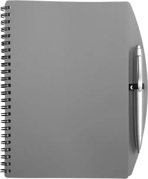 SOLANA PP notebook with ballpen grey