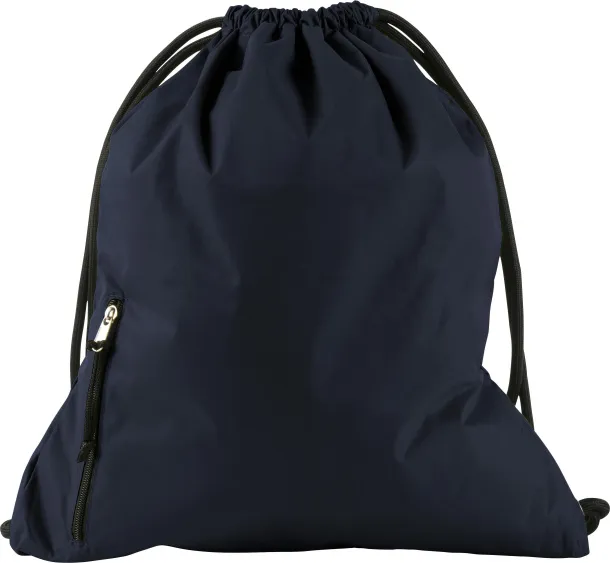 Elise Pongee (190T) drawstring backpack Plava