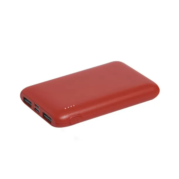  prijenosna baterija 5000 mAh red