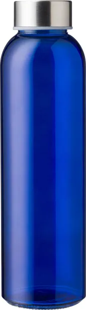 MAXWELL Glass drinking bottle (500 ml) cobalt blue