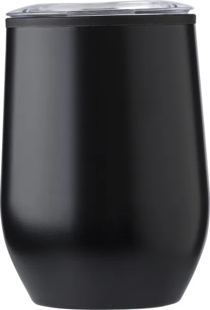 ZOE Putna šalica od nehrđajućeg čelika 300 ml Crna