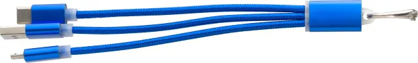 Alvin Aluminium alloy cable set  cobalt blue