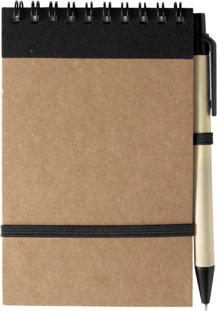 EMORY Cardboard notebook black