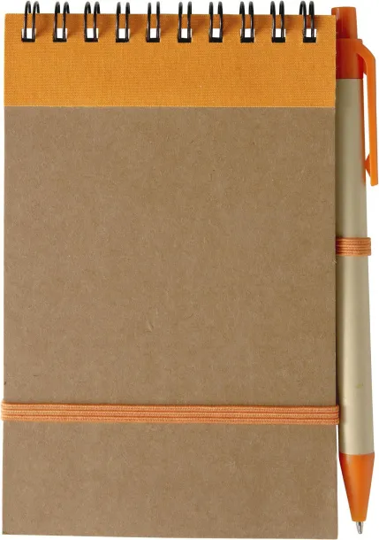 EMORY notes od recikliranog kartona orange