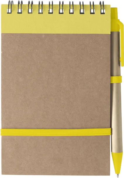 EMORY notes od recikliranog kartona yellow