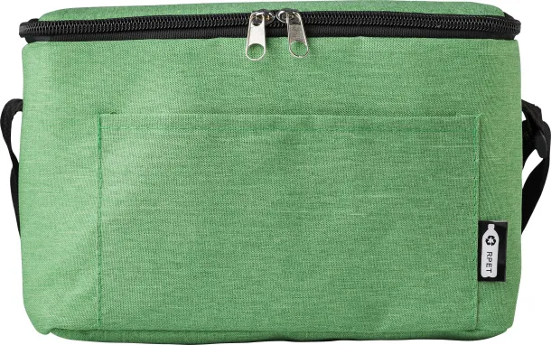 ISABELLA Polyester (600D) and rPET cooler bag Zelena
