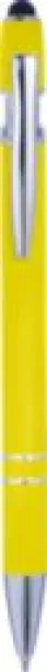PRIMO aluminijska touch kemijska olovka Žuta