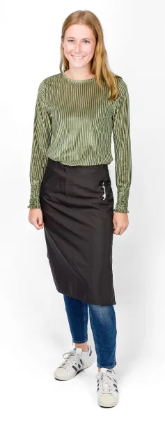 FARAH pregača od poliestera Crna