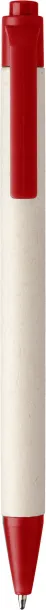 Heike Recycled milk carton ballpen Crvena