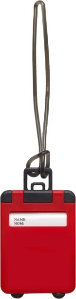 JENSON ABS luggage tag Crvena