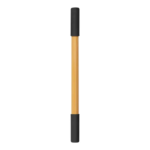 Mikayla Bamboo ball pen 2 in 1, "infinity" pencil black