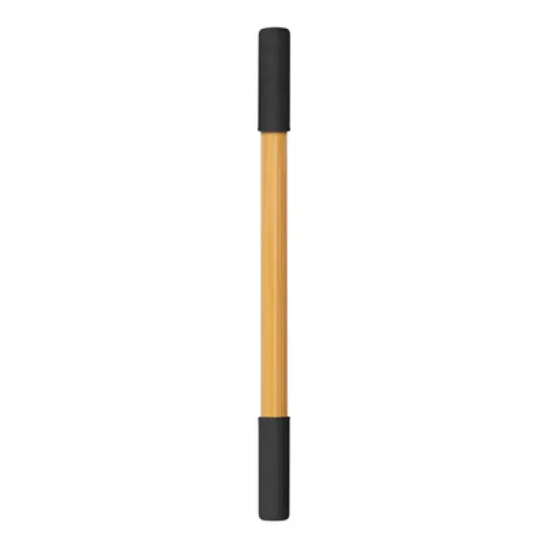 Mikayla Bamboo ball pen 2 in 1, "infinity" pencil black