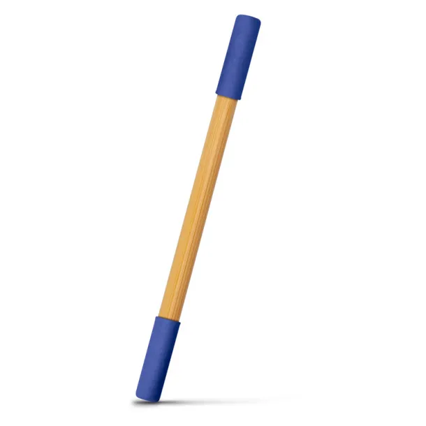 Mikayla Bamboo ball pen 2 in 1, "infinity" pencil Plava
