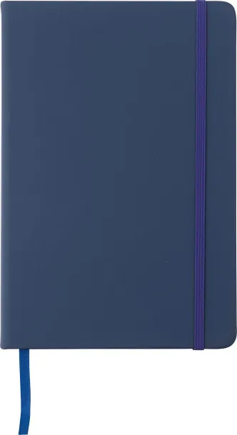 Eva PU notebook Plava