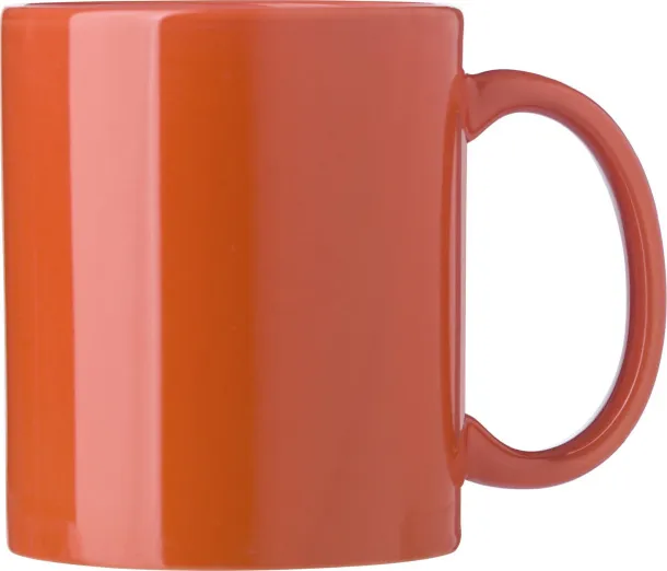  Keramička šalica Kenna, 300 ml Narančasta