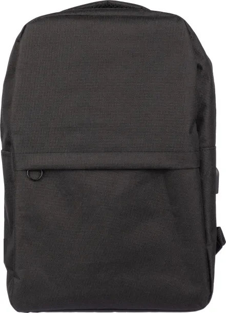 HENRIK rPET (600D) ruksak, 15" Crna