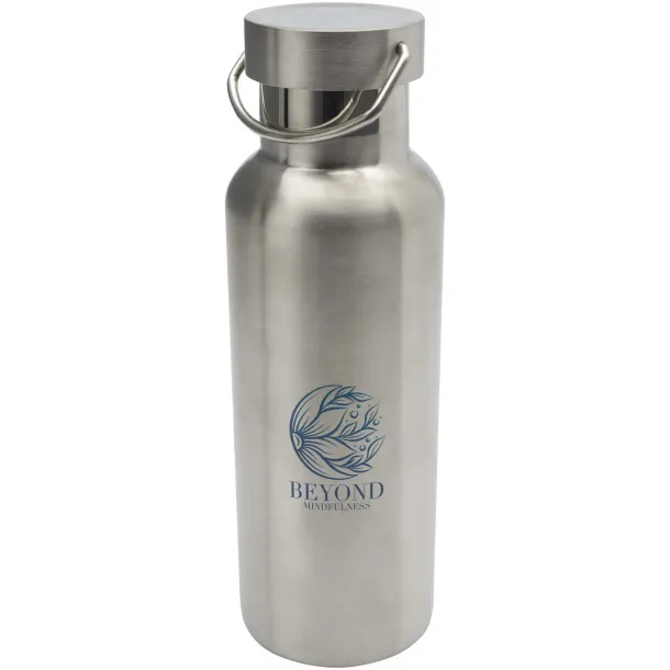 Thor 500 ml RCS certified recycled stainless steel water bottle Silver