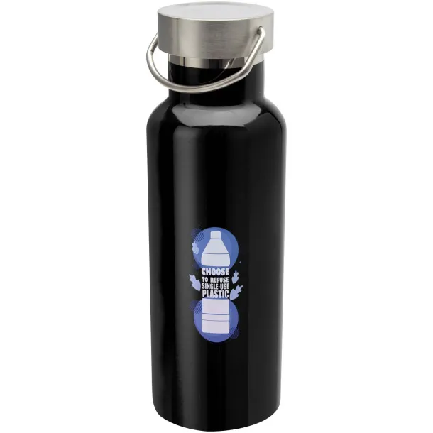 Thor boca za vodu od RCS recikliranog nehrđajućeg čelika, 500 ml Solid black
