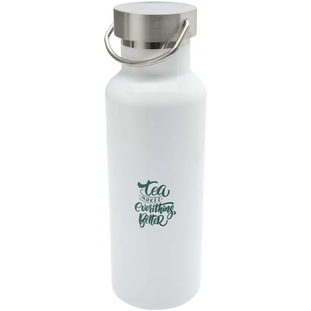 Thor 500 ml RCS certified recycled stainless steel water bottle White