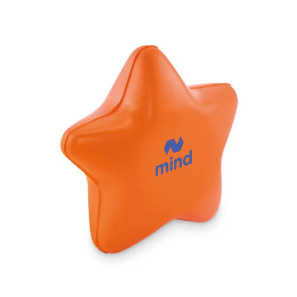 STARLY PU anti-stress star Orange