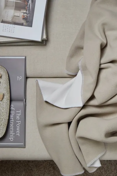 VINGA Moulton GRS RPET blanket - Vinga beige 15-1305 TPG