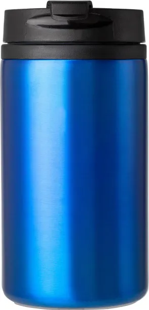  Stainless steel double walled cup Gisela cobalt blue