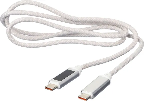 Claudia Nylon fabric charging cable 65W 