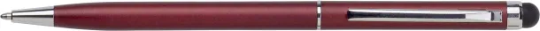  Aluminium ballpen Irina burgundy